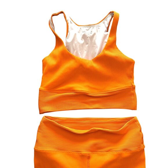 YEAR OF OURS Ribbed Athletic Set‎ Orange Medium - Picture 3 of 4